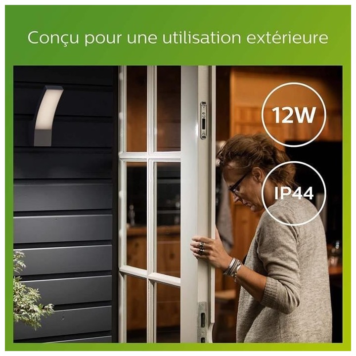 PHILIPS Applique murale SPLAY - 12W - Anthracite