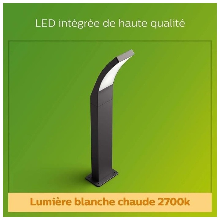 PHILIPS Borne SPLAY - 12W - Anthracite