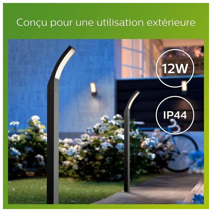 PHILIPS Borne SPLAY - 12W - Anthracite