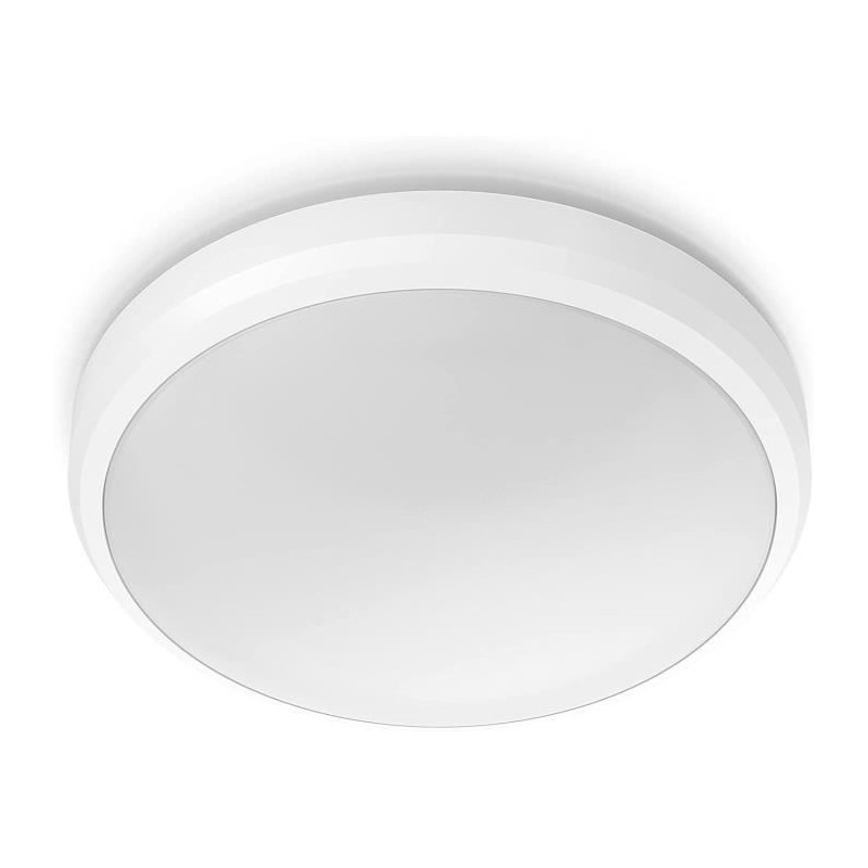 PHILIPS Plafonnier DORIS - 6W - 2700 Kelvin - IP54 - Blanc