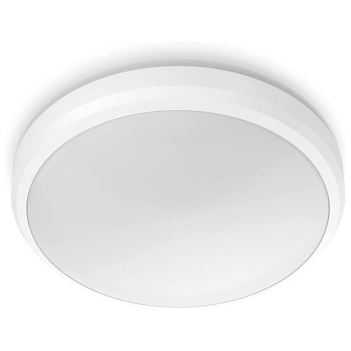 PHILIPS Plafonnier DORIS - 6W - 2700 Kelvin - IP54 - Blanc