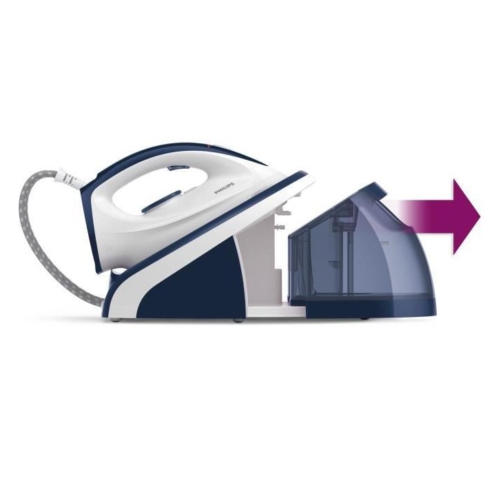 PHILIPS Centrale vapeur HI5900/90 - 5,2 bars, Pressing 200 g/min, Déb