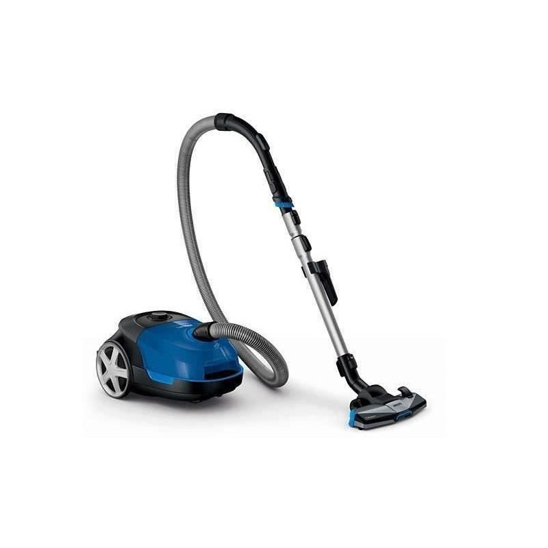 PHILIPS FC8575/09 Aspirateur avec sac Performer Active - 900W - 77 dB - 4l de réservoir - Bleu foncé