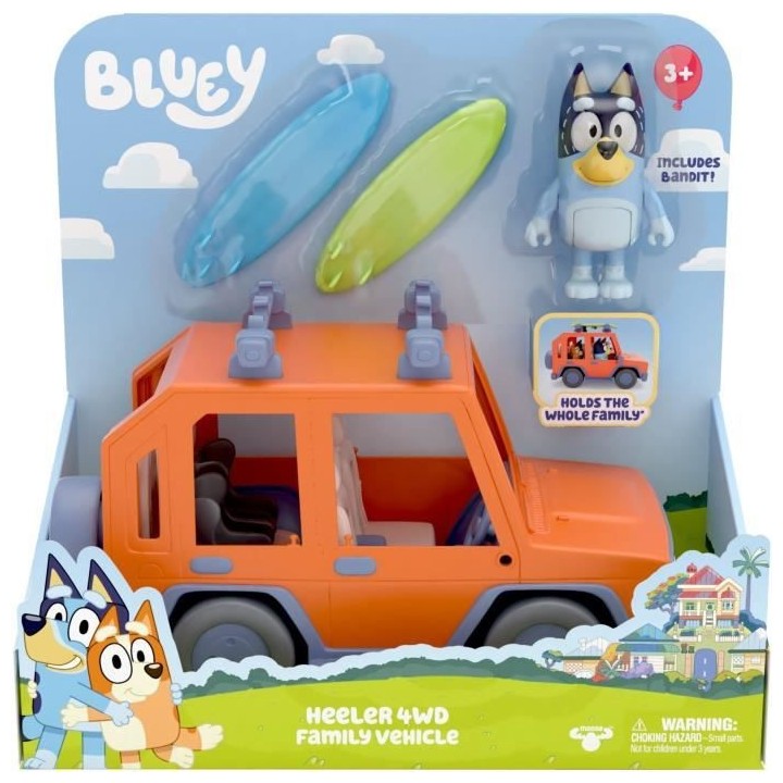 Véhicule familial 4x4 de Bluey - MOOSE TOYS - A partir de 3 ans
