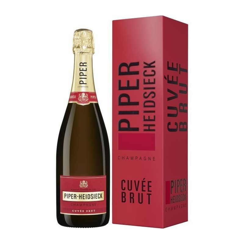 Champagne Piper Heidsieck Brut avec étui Lifestyle