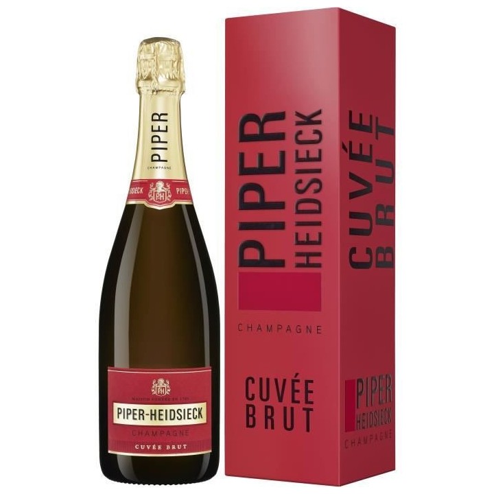 Champagne Piper Heidsieck Brut avec étui Lifestyle
