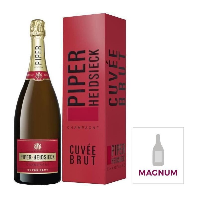 Champagne Piper Heidsieck Brut avec étui - Magnum 1,5L