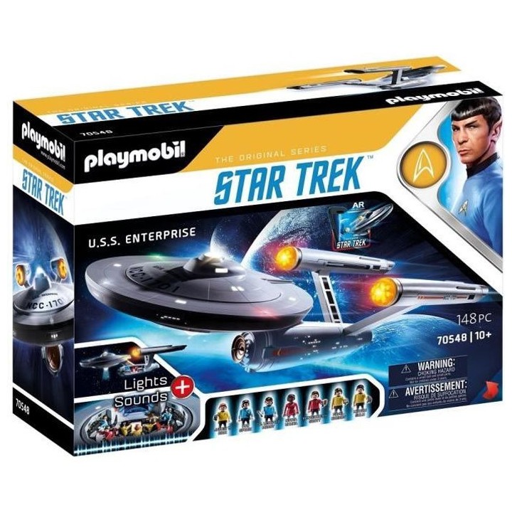 PLAYMOBIL - 70548 - Star Trek - U.S.S. Enterprise NCC-1701