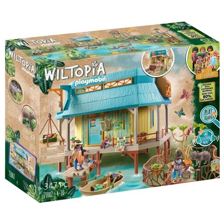 PLAYMOBIL - 71007 - Wiltopia - Centre de soins pour animaux - Plus de