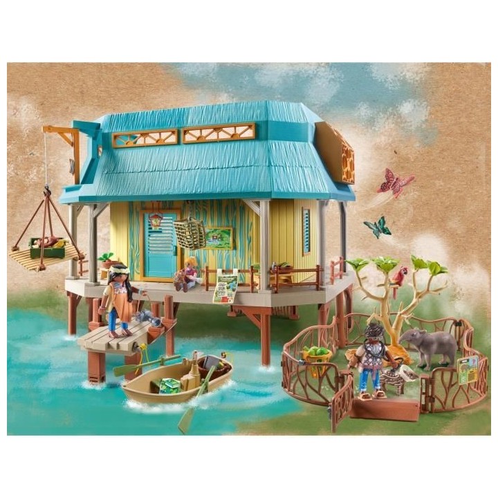 PLAYMOBIL - 71007 - Wiltopia - Centre de soins pour animaux - Plus de