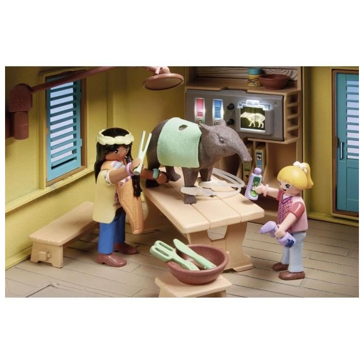 PLAYMOBIL - 71007 - Wiltopia - Centre de soins pour animaux - Plus de