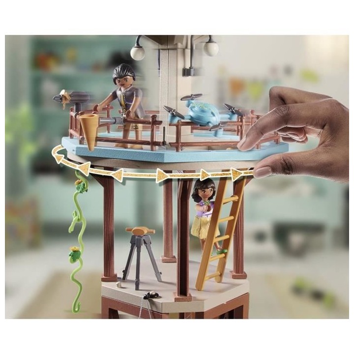 PLAYMOBIL - 71008 - Wiltopia - Tour de recherche avec boussole - Plus