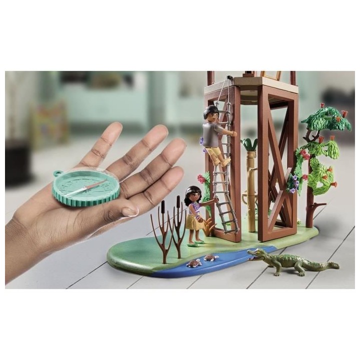 PLAYMOBIL - 71008 - Wiltopia - Tour de recherche avec boussole - Plus