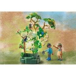 PLAYMOBIL - 71009 - Wiltopia - Foret tropicale avec veilleuse - Plus de 80% de matériaux recyclés ou biosourcés