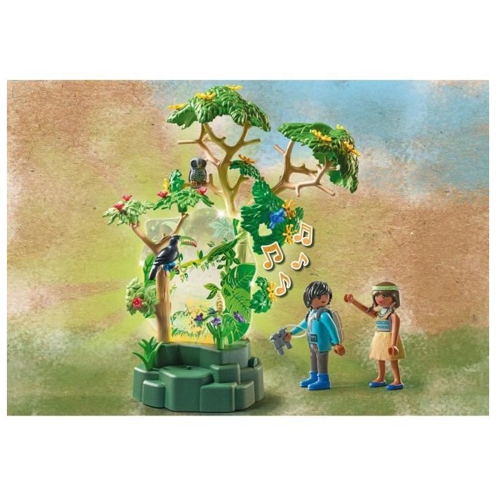 PLAYMOBIL - 71009 - Wiltopia - Foret tropicale avec veilleuse - Plus d