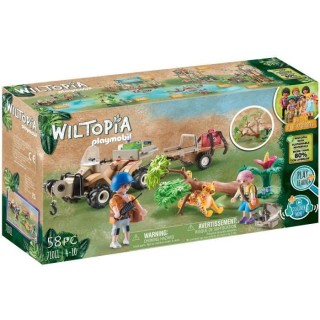 PLAYMOBIL - 71011 - Wiltopia - Quad de secours pour animaux - Plus de