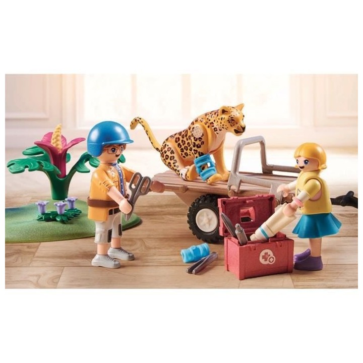 PLAYMOBIL - 71011 - Wiltopia - Quad de secours pour animaux - Plus de
