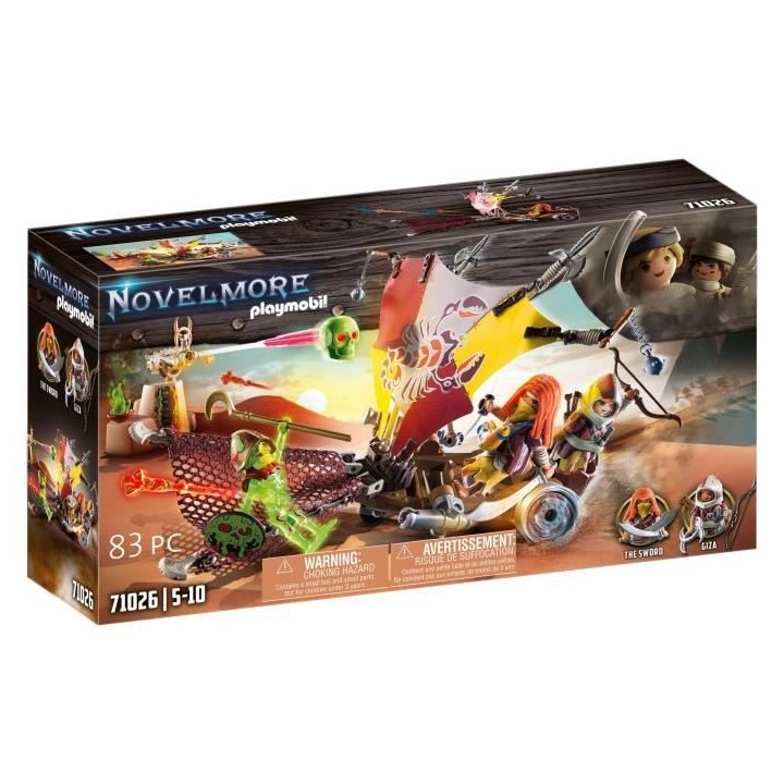 PLAYMOBIL - 71026 - Novelmore - Sal'ahari Sands - Bolide des sables
