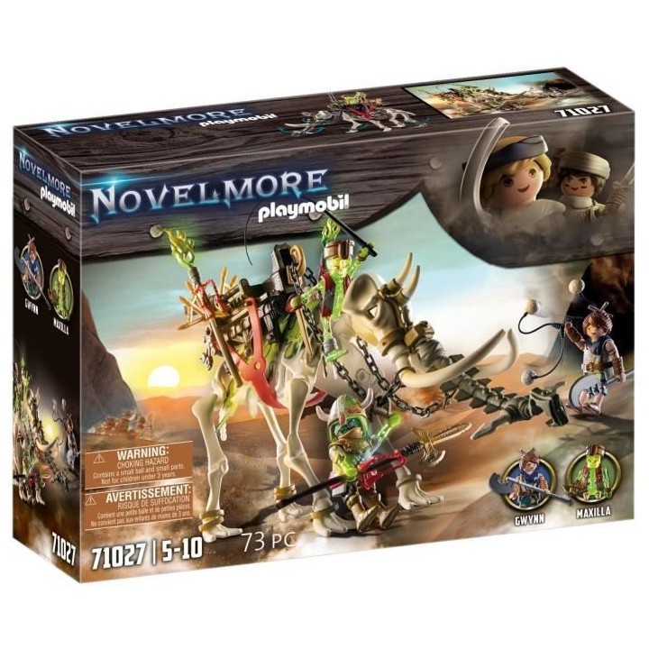 PLAYMOBIL - 71027 - Novelmore - Sal'ahari Sands - Attaque squelette de