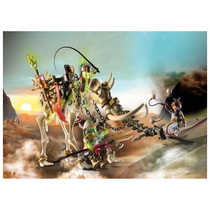 PLAYMOBIL - 71027 - Novelmore - Sal'ahari Sands - Attaque squelette de