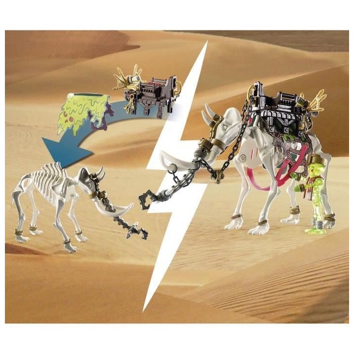 PLAYMOBIL - 71027 - Novelmore - Sal'ahari Sands - Attaque squelette de