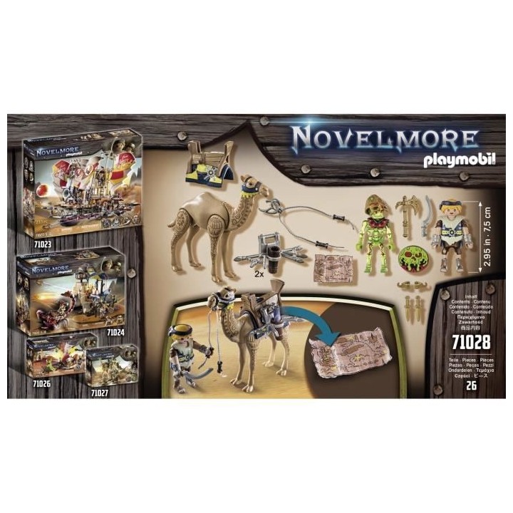 PLAYMOBIL - 71028 - Novelmore - Sal'ahari Sands - Arwynn et soldat squ