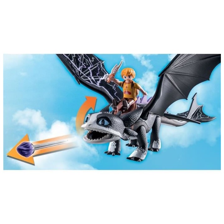 PLAYMOBIL - 71081 - Dragons Nine Realms: Thunder & Tom