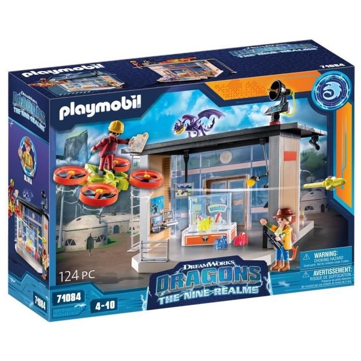 PLAYMOBIL - 71084 - Dragons Nine Realms: Icaris Lab