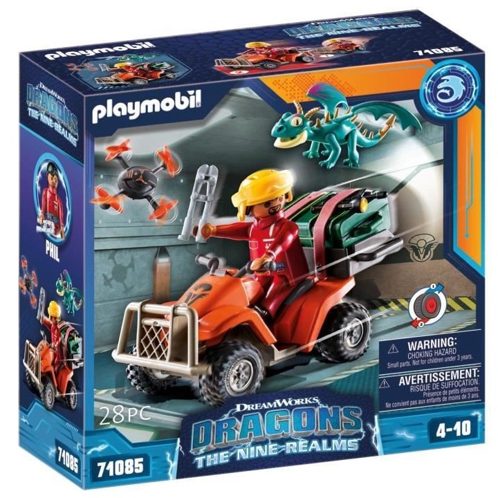 PLAYMOBIL - 71085 - Dragons Nine Realms: Icaris Quad