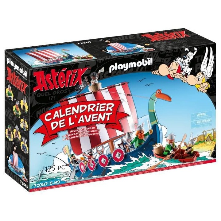 PLAYMOBIL - 71087 - Calendrier de l'Avent Astérix et les Pirates