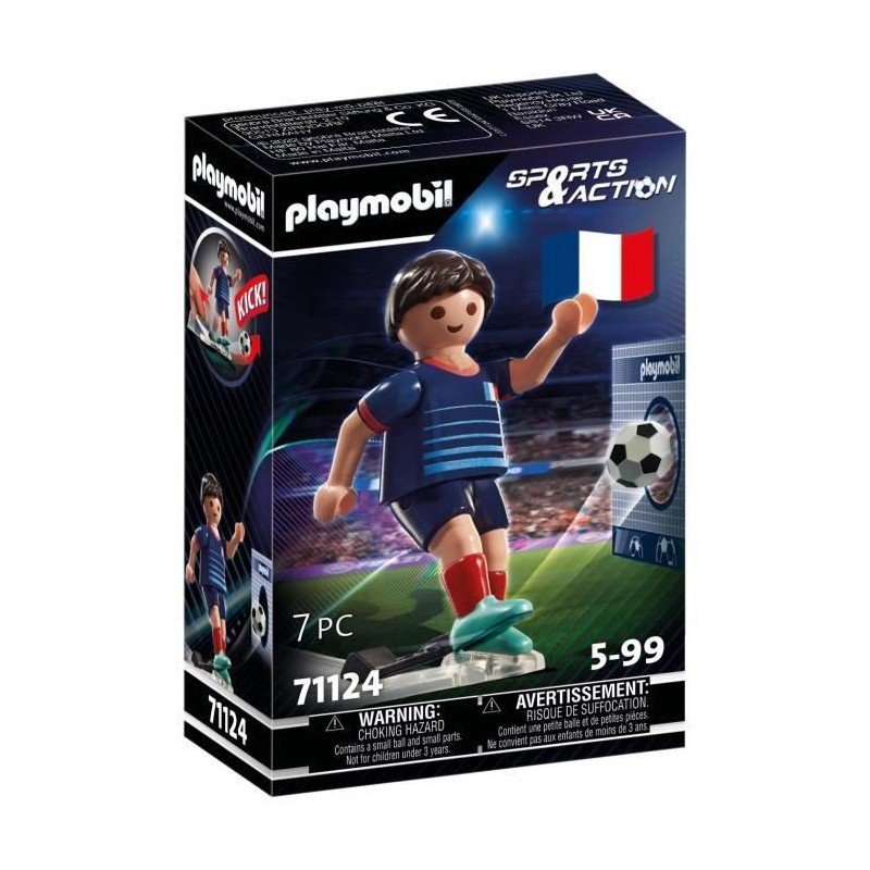 PLAYMOBIL - 71124 - Joueur de football Français B