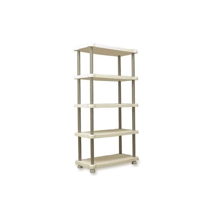 PLASTIKEN Etagere 5 plateaux grande largeur - supporte 30KG par platea