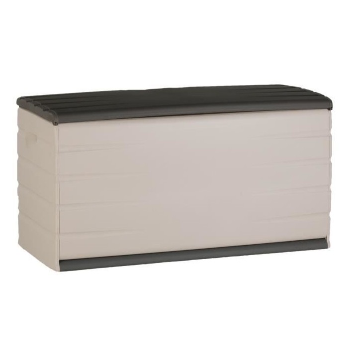PLASTIKEN Coffre 350L Intérieur/Extérieur Fonctionnel et Esthétique