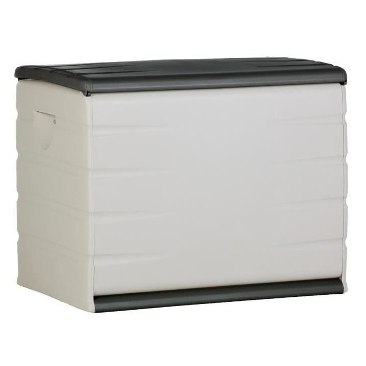 PLASTIKEN Coffre 260L Intérieur/Extérieur Fonctionnel et Esthétique
