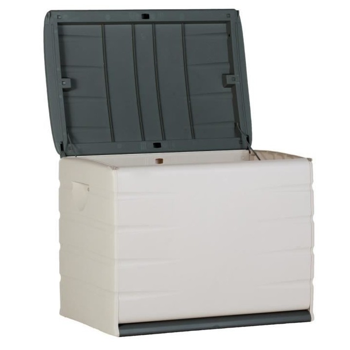 PLASTIKEN Coffre 260L Intérieur/Extérieur Fonctionnel et Esthétique