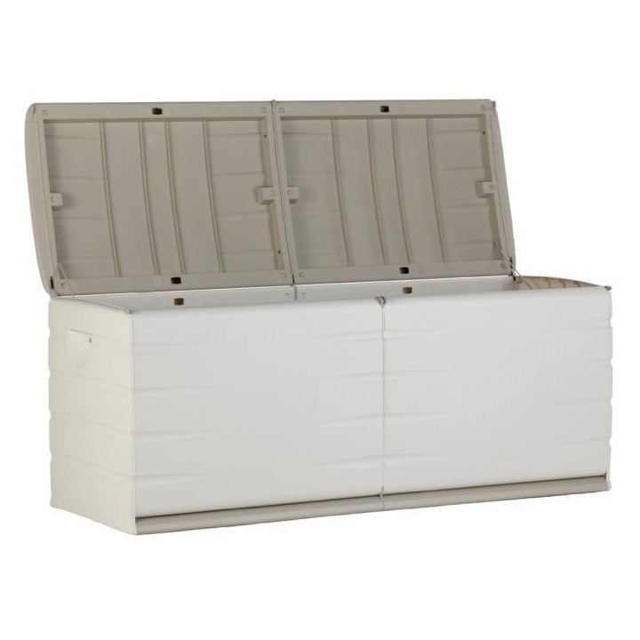 PLASTIKEN Coffre 450L Intérieur/Extérieur Fonctionnel et Esthétique