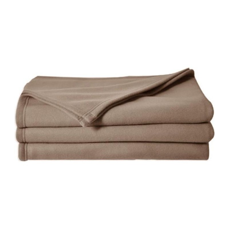 POLECO couverture polaire TAUPE 180