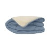 Couette Microfibre 400g/m² CALGARY Petrole & Mastic 140x200cm