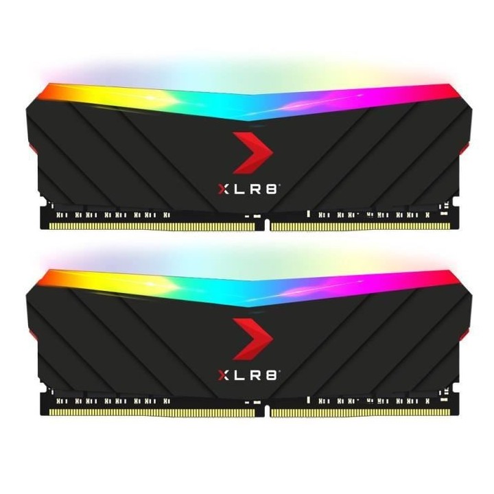 Mémoire RAM - PNY - XLR8 Gaming EPIC-X RGB DIMM DDR4 3200MHz 2X8GB -