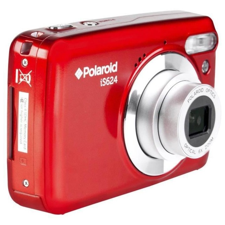 POLAROID IS624 - Appareil Photo Numérique 16 MP - Ecran 2.4'' - Zoom