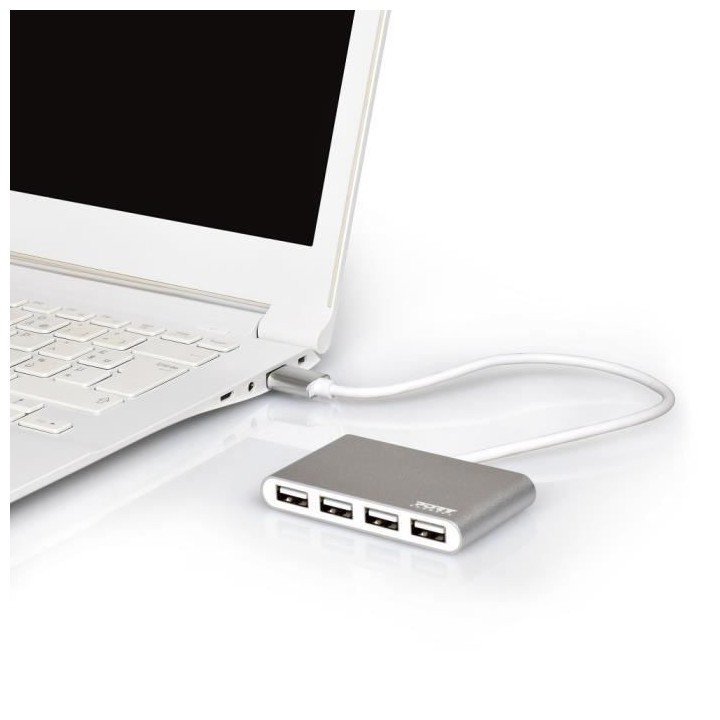 PORTDESIGNS Hub USB 2.0 - 4 Ports
