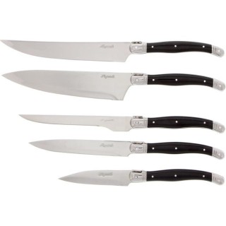 Laguiole Coffret 5 couteaux de cuisine - Acier inoxydable