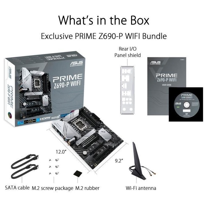 Carte Mere - ASUS - PRIME Z690-P WIFI - (90MB1A90-M0EAY0)