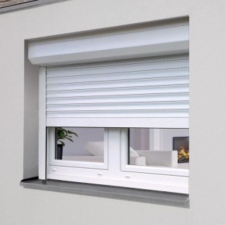 Volet roulant H120 cm x L120 cm Aluminium recoupable en largeur et hau