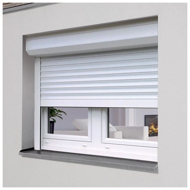 Volet roulant H120 cm x L120 cm Aluminium recoupable en largeur et hau