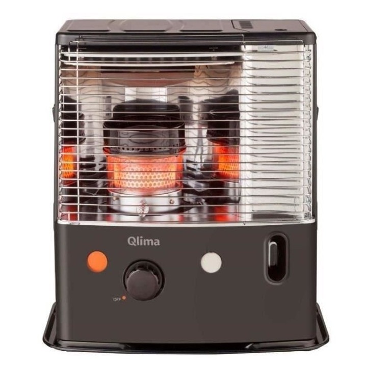 QLIMA R7224-SC - 2400 watts - Poele a pétrole a meche - jusqu'a 85 m3