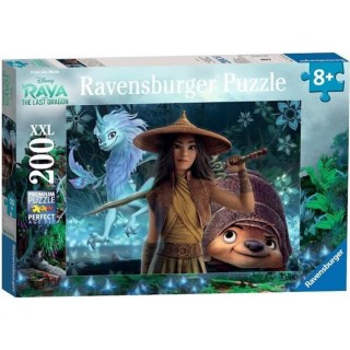 Puzzle 200 p XXL - Raya, Tuk Tuk et Sisu / Disney Raya et dernier drag