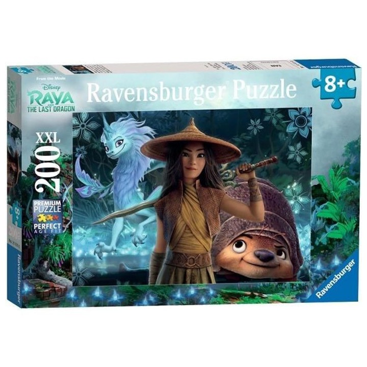 Puzzle 200 p XXL - Raya, Tuk Tuk et Sisu / Disney Raya et dernier drag