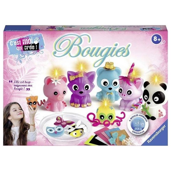 Bougies maxi - Ravensburger - Coffret complet Loisirs Créatifs enfant