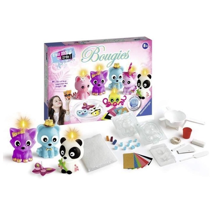 Bougies maxi - Ravensburger - Coffret complet Loisirs Créatifs enfant